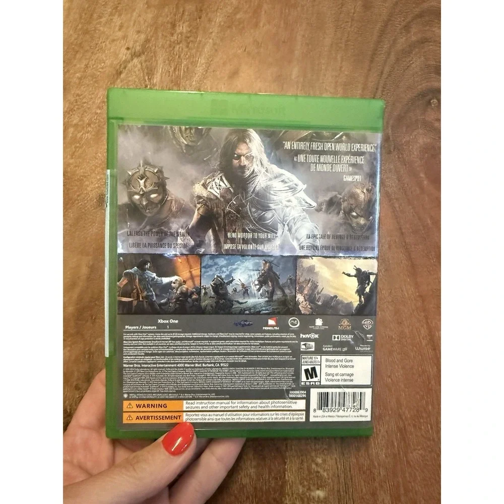 Xbox middle earth